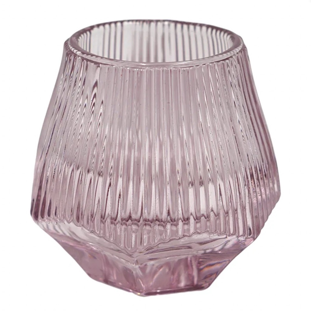 Pink/purple votive candle holders